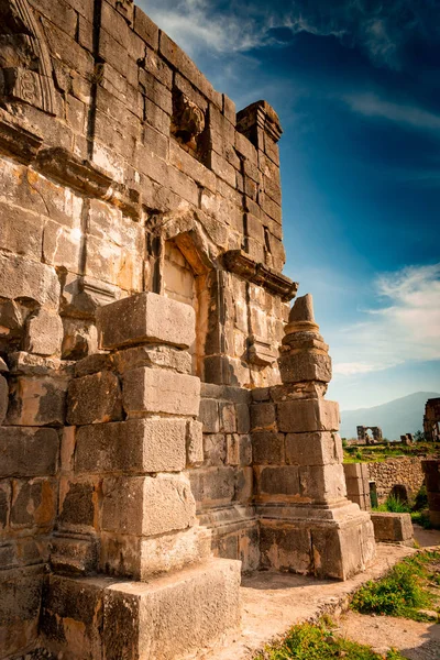 Volubilis Antigua Ciudad Romana Marruecos Mejor Sitio Arqueológico Romano Norte — Foto de Stock