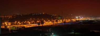 Bir Tanger şehrin panoramik fotoğraf. Fas