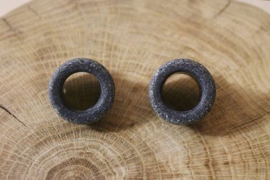 Kahverengi deniz cam şişe boyun