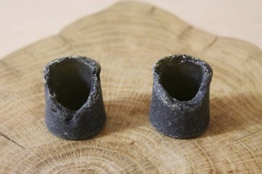 Kahverengi deniz cam şişe boyun