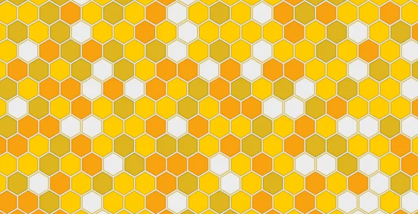 Pszczoła Grzebień Ilustracja Wzór — Wektor stockowy