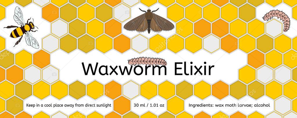 Bee, wax moth, waxworm, bee comb