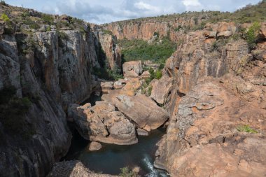 Bourkes şans çukurlar Blyde nehir doğa rezerv, Moremela, Mpumalanga, Güney Afrika için. 12 Kasım 2017.