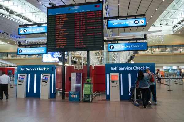King Shaka International Airport Durban, Güney Afrika - 23 Kasım 2017 adlı kontrol edin.