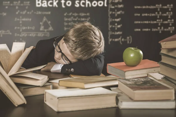 Old Photo Of Back To School In September — Stock Photo, Image