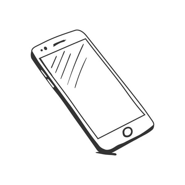 Cep telefonu el çizilmiş kroki