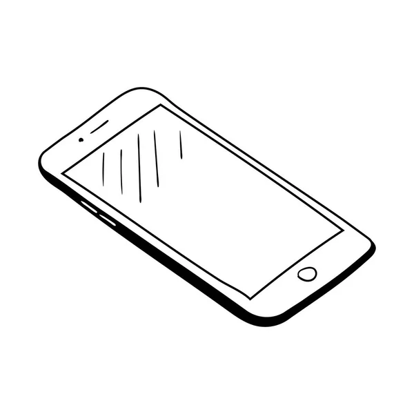 Cep telefonu el çizilmiş kroki