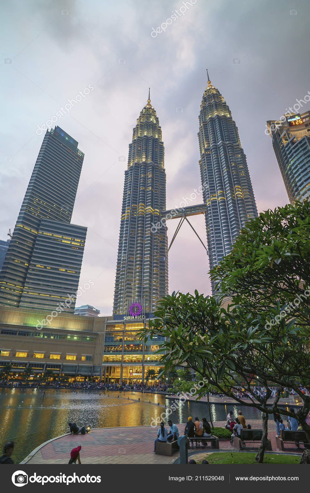 Kuala Lumpur Malaisie Juillet 2018 Coucher Soleil Horizon