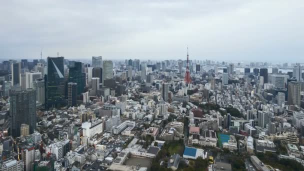 Time Lapse Sunset Day Night Scene Tokyo City Skyline Tokyo — Vídeo de Stock