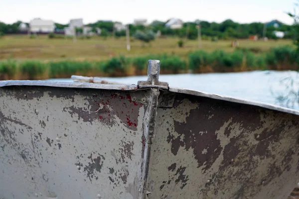 Alıntı, vintage, renkli eski paslı tekne yay