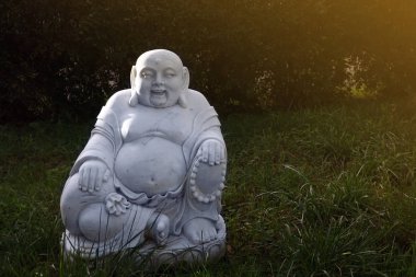 Bir bahçe-mermer budai otelde bir Çin folklorik Tanrı var. Adı 