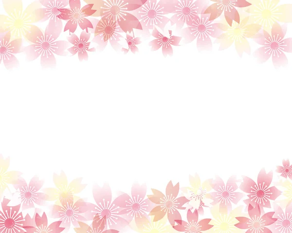 Latar Belakang Bunga Sakura - Stok Vektor