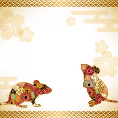 Rat arka plan illüstrasyon