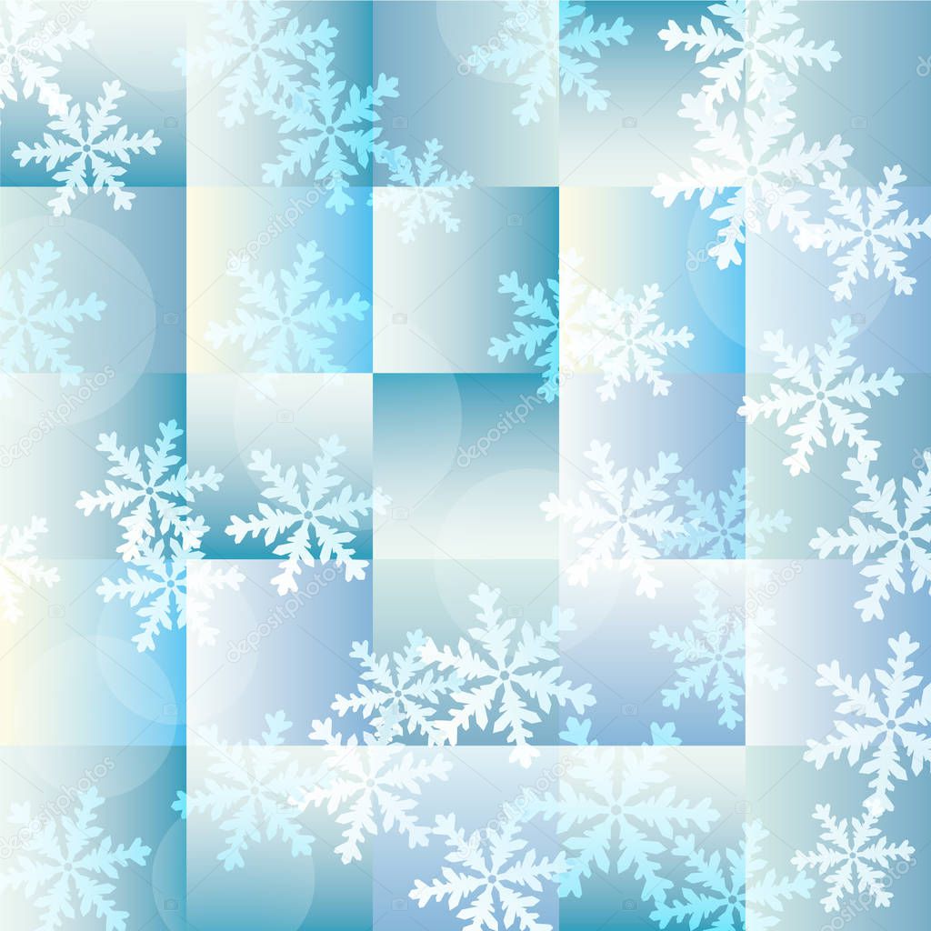 background of snow crystal