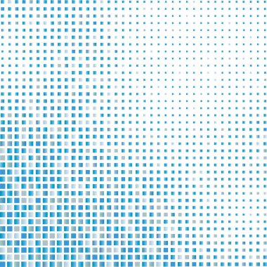 Açık mavi parıltının mozaik arkaplanı