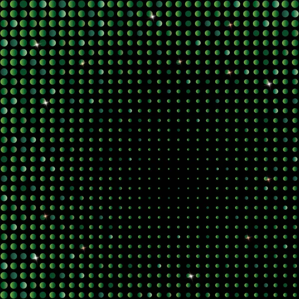 Mosaico Fondo Brillo Verde — Vector de stock