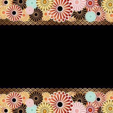 Japon desen arka plan illüstrasyon