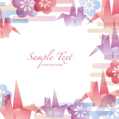 Japon desen arka plan illüstrasyon