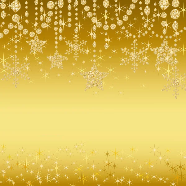 Fond Bijoux Étoile Éclat — Image vectorielle