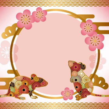 Rat arka plan illüstrasyon