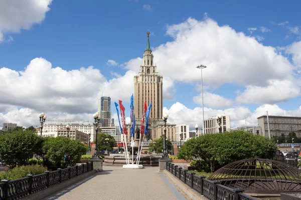 Rússia Moscovo 2018 Hotel Leningradskaya Praça Komsomolskaya — Fotografia de Stock