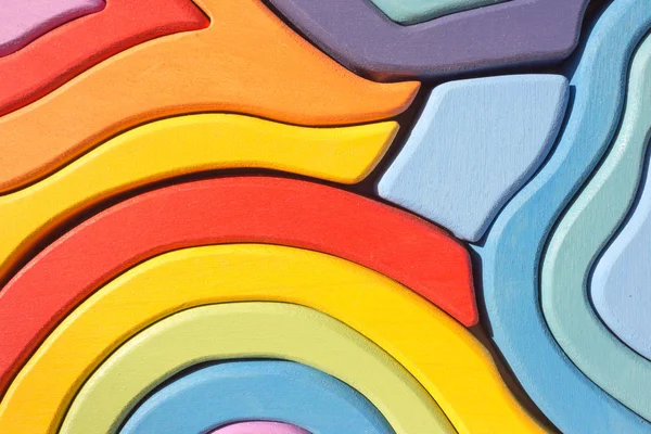 Ahşap detayların çok renkli arka plan