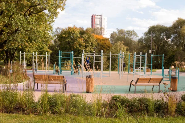 Moscú Rusia Septiembre 2018 Jardín Del Futuro Parque Infantil Parque — Foto de Stock