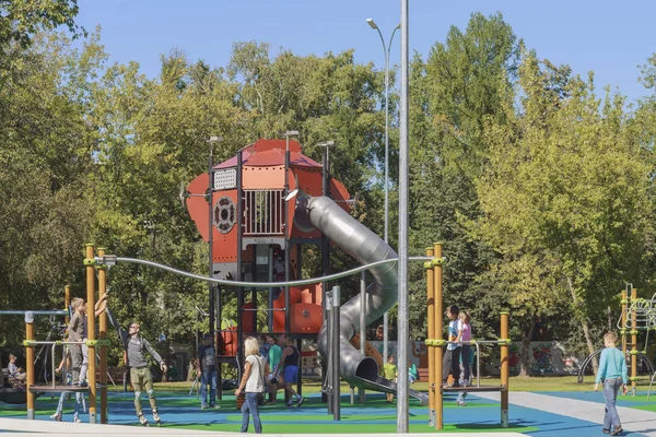 Rusia Moscú Agosto 2015 Parque Infantil Parque Vdnkh — Foto de Stock