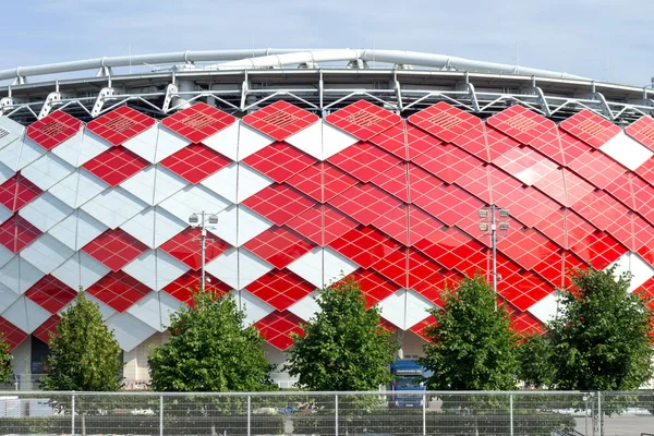 Rusland Moskou Juli 2019 Otkrytiye Arena Spartak Voetbalclub Stadion — Stockfoto