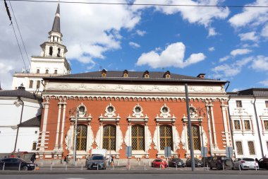 Moskova, Rusya - 27 Nisan 2018: Kazansky tren istasyonu 