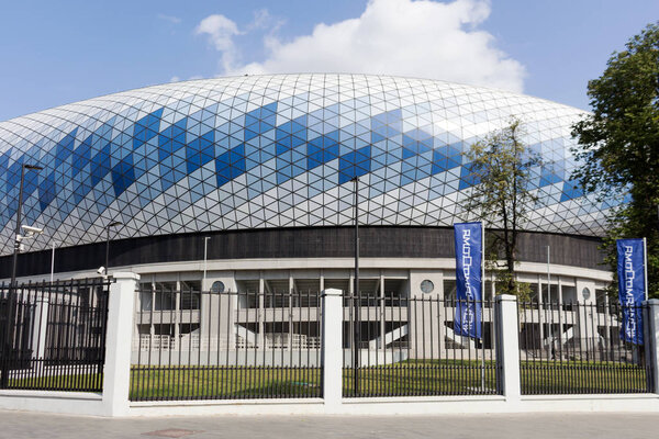 Russia, Moscow: Dinamo Stadium. Summer day.