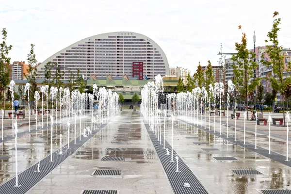 Russie, Moscou : champ de Khodynka, parc et quartier résidentiel — Photo