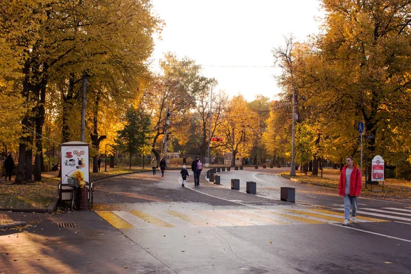 Moscú Rusia Octubre 2018 Otoño Parque Sokolniki —  Fotos de Stock