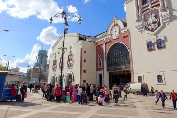 Moscow Russia April 2018 Kazansky Railway Station — Stock Photo, Image