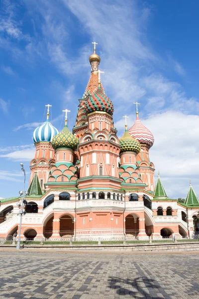 Russia Moscow July 2020 Red Square Basils Cathedral Sunny Summer — Stock Photo, Image