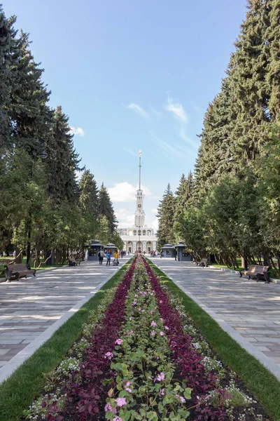 Rusko Moskva Září 2020 Severní Říční Stanice Přátelský Park — Stock fotografie