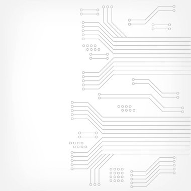 Yüksek-teknik okul teknoloji arka plan doku gri. Soyut teknoloji devre kartı, vektör arka plan.