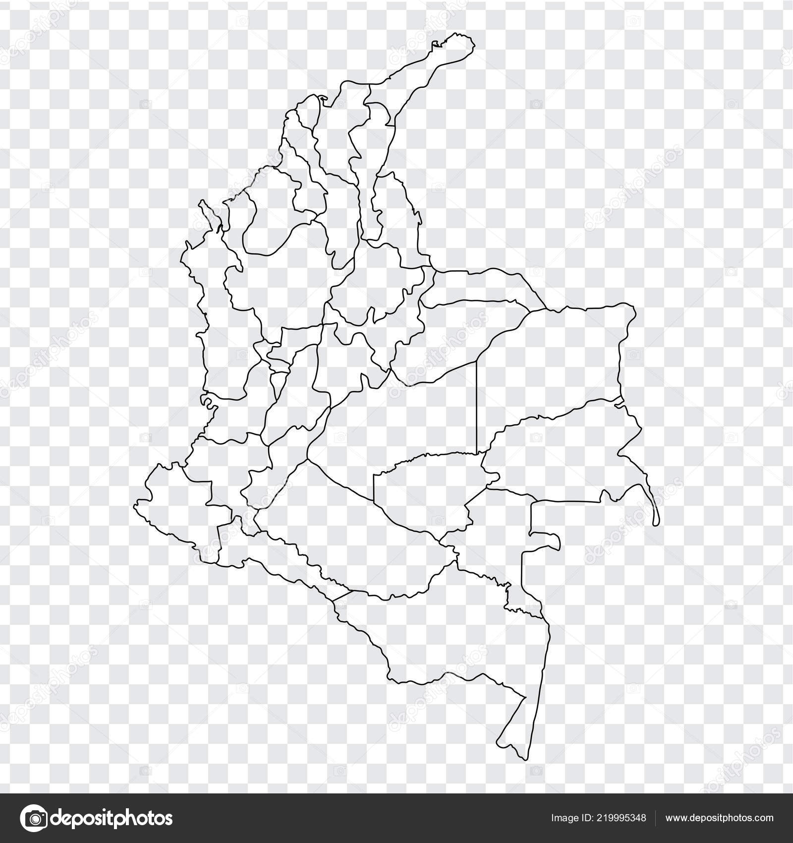 Download Mapa Colombia Blanco Png Gif