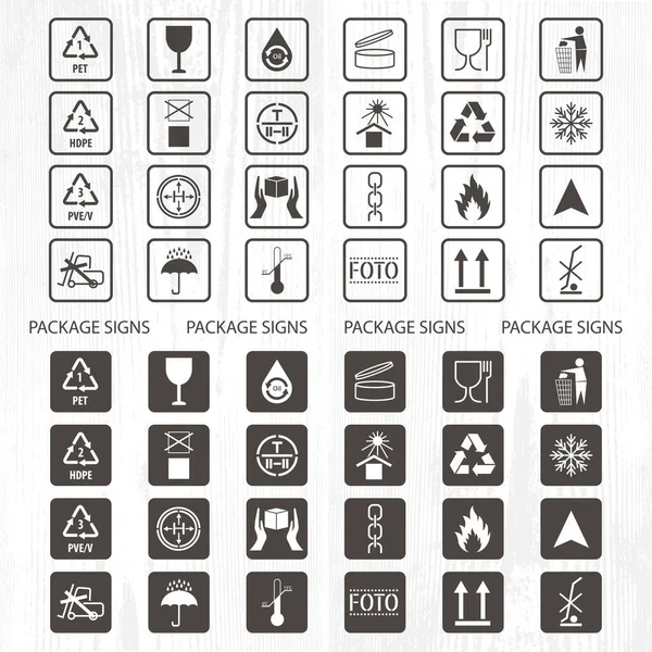 Set Of Packaging Symbols — Stock Photo © coolvectormaker 81620896