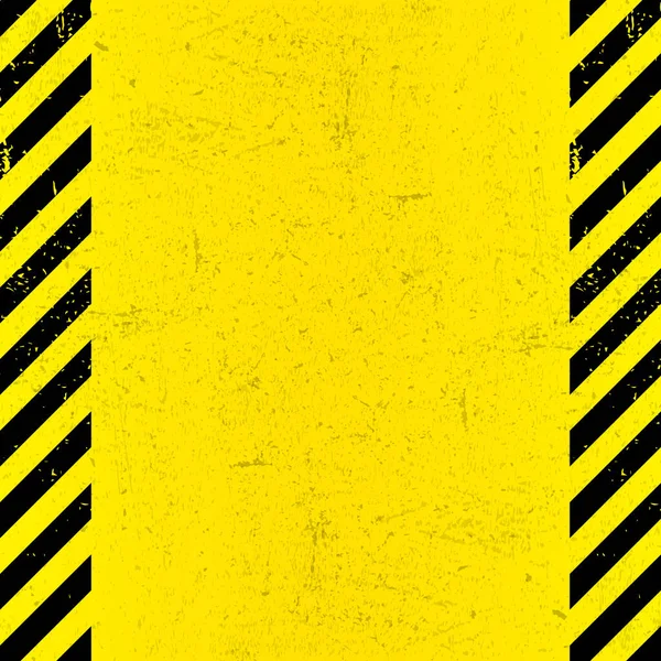 黄色背景上的黑色条纹矩形 空白警告标志 警告背景 矢量说明Eps10 — 图库矢量图片