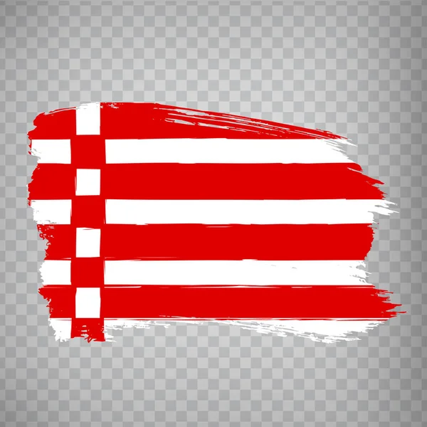 Pinceladas Bandera Bremen Bandera Baviera Sobre Fondo Transparente Para Diseño — Archivo Imágenes Vectoriales