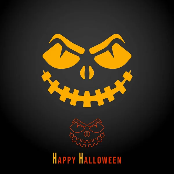 Happy Halloween Minimal Design für Druckerzeugnisse — Stockvektor