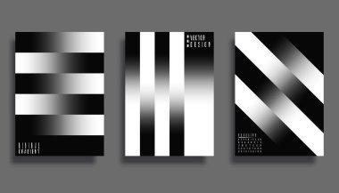 Arka kapak tasarımı. Degrade çizgiler arka plan afiş, el ilanı, afiş, broşür ya da diğer baskı ürünleri için. Vektör çizim.