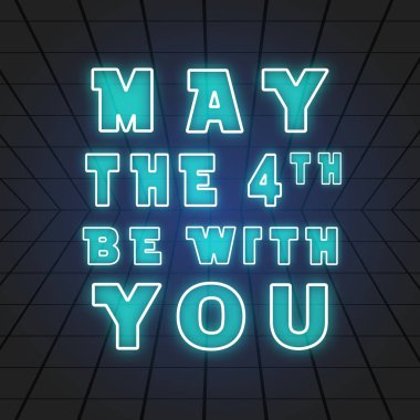 4 Mayıs seninle olsun. Vektör çizim