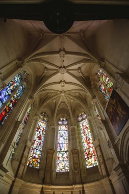 23 Temmuz 2017 Chenonceau Castle, Loire bölgesi, Fransa. Kale içinde Şapel