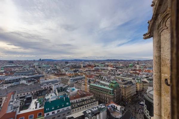 Viena Austria Enero 2018 Vista Desde Plataforma Observación Catedral San —  Fotos de Stock