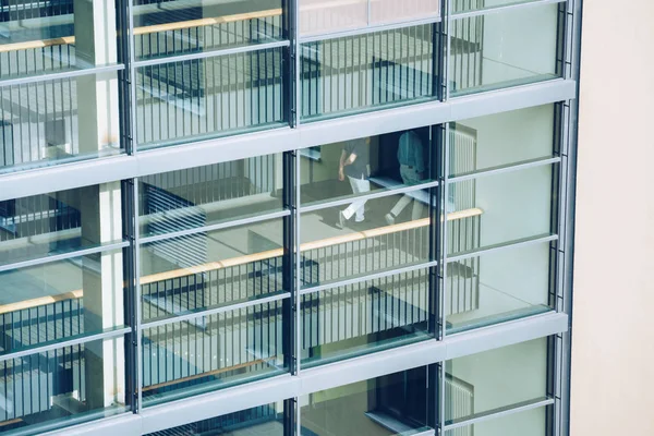 Octubre 2018 Alemania Helios Klinikum Krefeld Médico Médico Personas Caminan — Foto de Stock