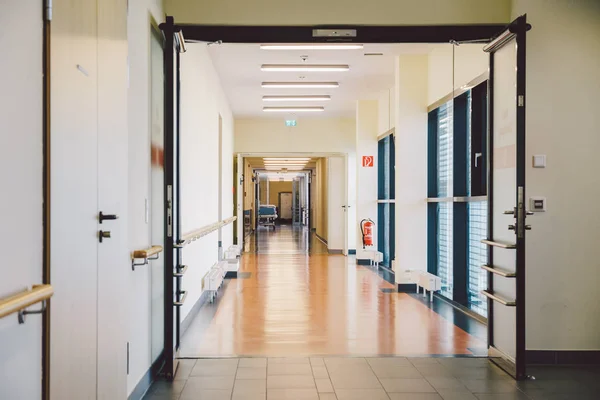 Octubre 2018 Alemania Helios Klinikum Krefeld Hospital Interior Dentro Amplios — Foto de Stock