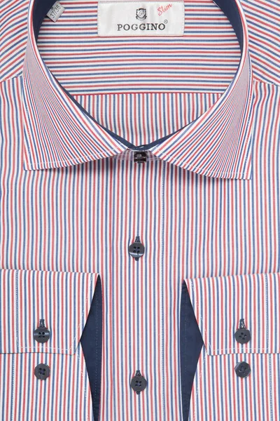 Camisa Masculina Embalagem Close Macro Vista Superior — Fotografia de Stock