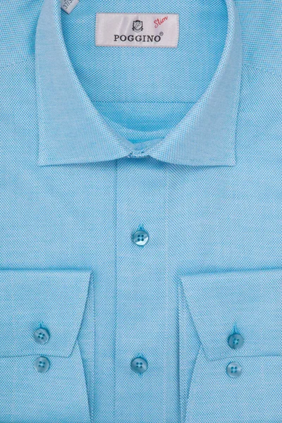 Yakın Çekim Makro Üstten Görünüm Ambalaj Erkekler Gömleği — Stok fotoğraf